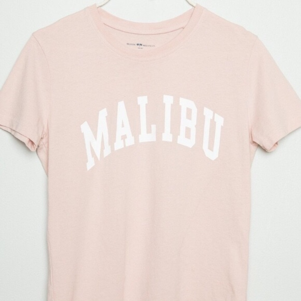 NWT BRANDY MELVILLE “Malibu” pink tee :)